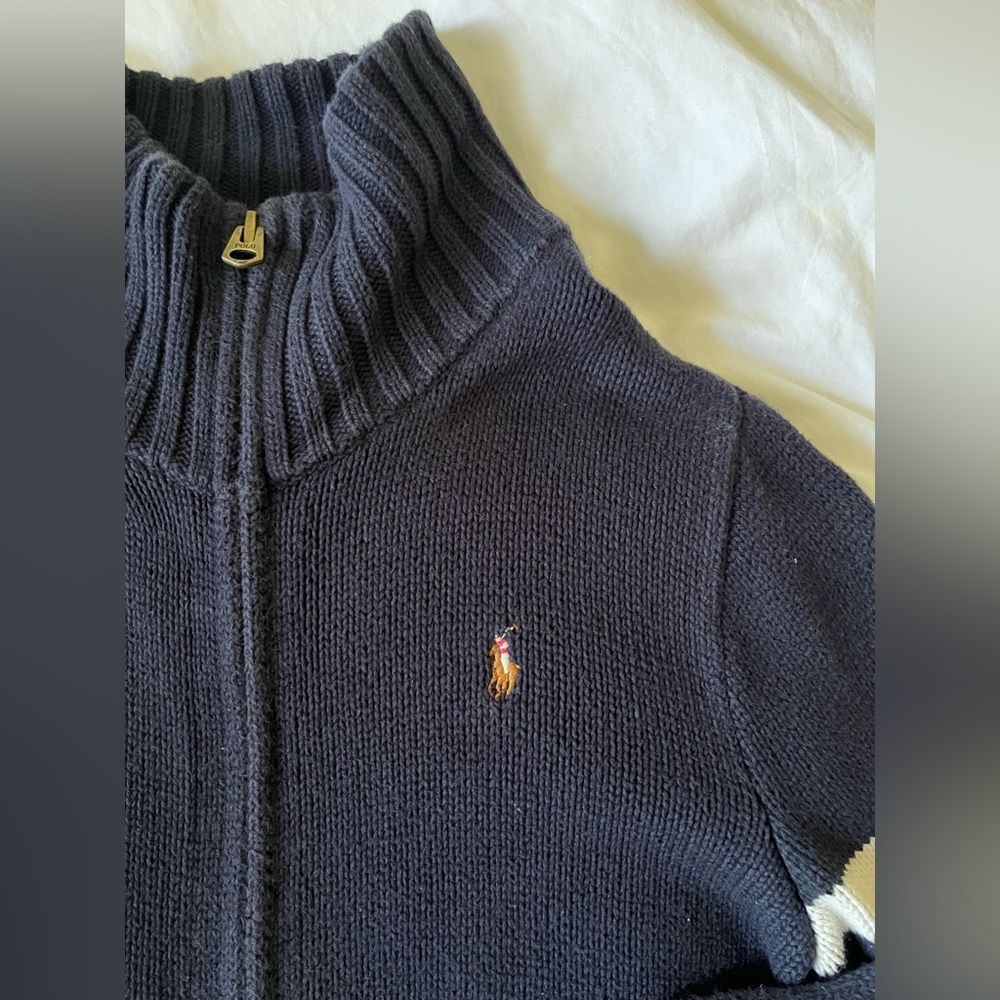 Ralph Lauren Blue Crew Neck Sweater